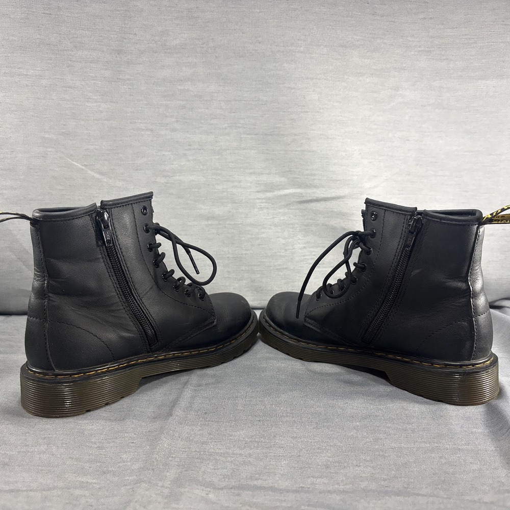Dr. Doc Martens 1460 J Pascal Boots Soft Leather Black Size 5 US Women Men's 4 - Picture 6 of 11